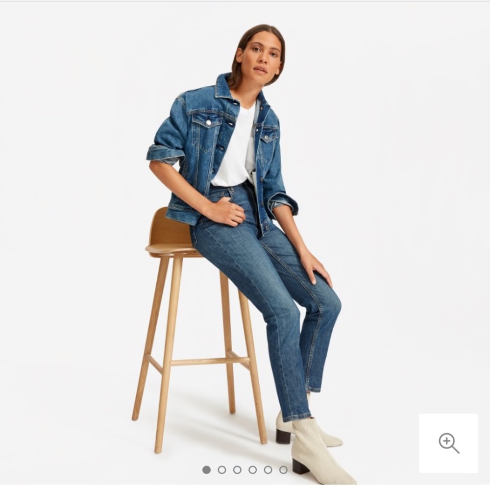 Everlane High-Waisted Cheeky Straight Jeans